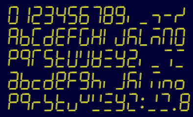 赤鉄鉱7セグメント
NKD01 7-segment Hematitic